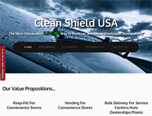 Tablet Screenshot of cleanshieldusa.com